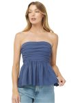 Peplum Tube Top