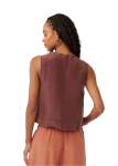 sleeveless-half-placket-top-casablanca-brown-621418